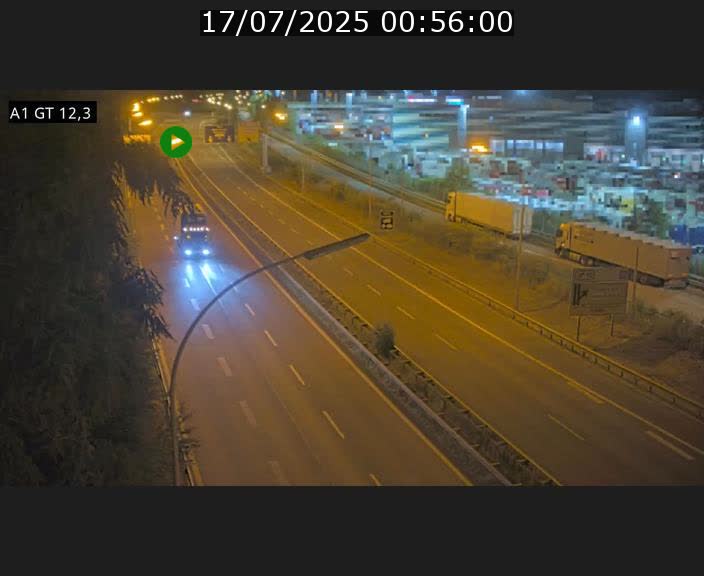 Traffic live webcam Luxembourg Senningerberg - A1 direction Allemagne - BK 12.3