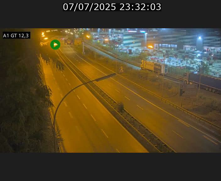 Traffic live webcam Luxembourg Senningerberg - A1 direction Allemagne - BK 12.3