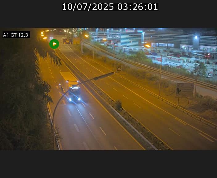 Traffic live webcam Luxembourg Senningerberg - A1 direction Allemagne - BK 12.3