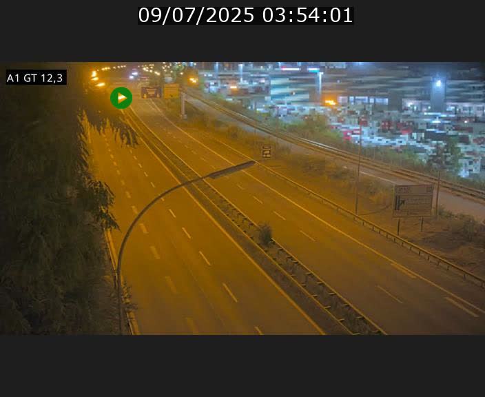 Traffic live webcam Luxembourg Senningerberg - A1 direction Allemagne - BK 12.3