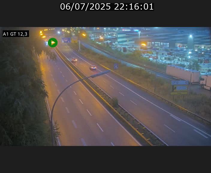 Traffic live webcam Luxembourg Senningerberg - A1 direction Allemagne - BK 12.3