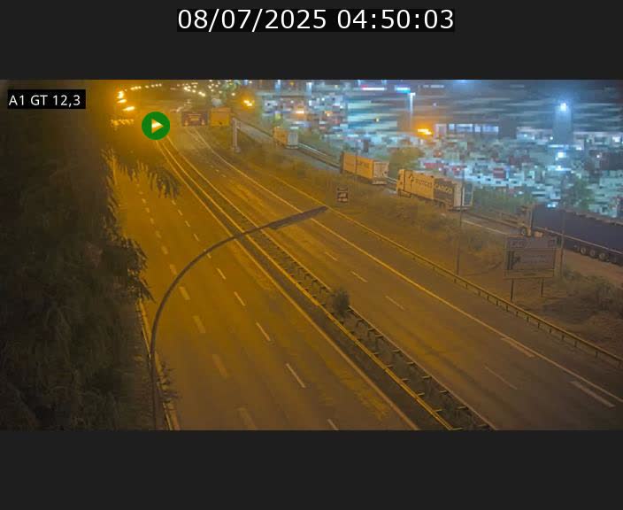 Traffic live webcam Luxembourg Senningerberg - A1 direction Allemagne - BK 12.3