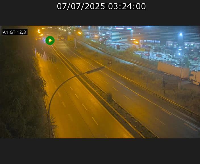 Traffic live webcam Luxembourg Senningerberg - A1 direction Allemagne - BK 12.3