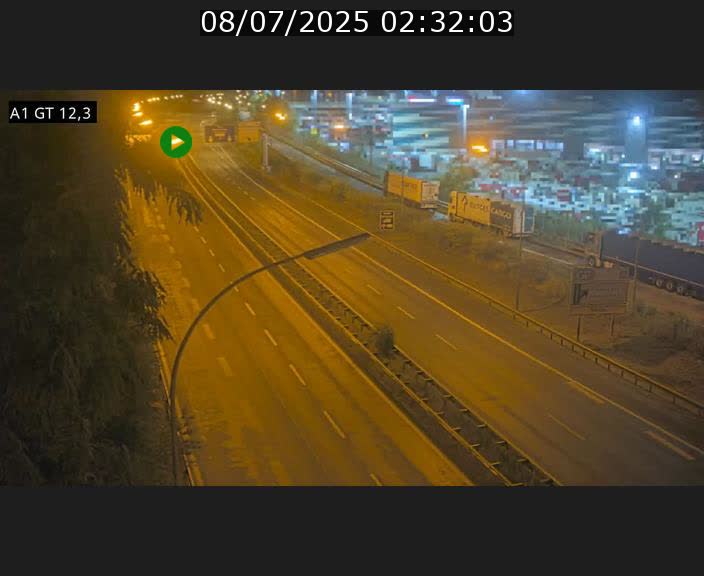 Traffic live webcam Luxembourg Senningerberg - A1 direction Allemagne - BK 12.3