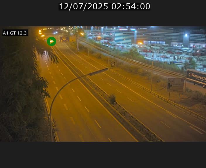Traffic live webcam Luxembourg Senningerberg - A1 direction Allemagne - BK 12.3
