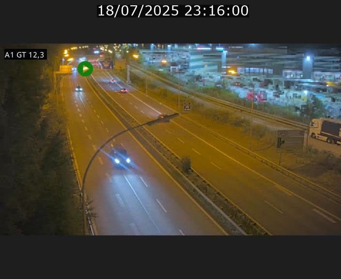Traffic live webcam Luxembourg Senningerberg - A1 direction Allemagne - BK 12.3
