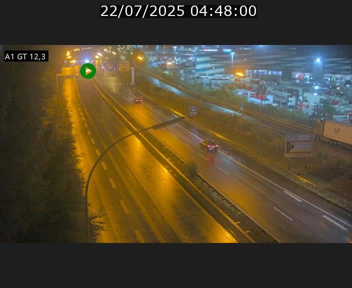 Traffic live webcam Luxembourg Senningerberg - A1 direction Allemagne - BK 12.3