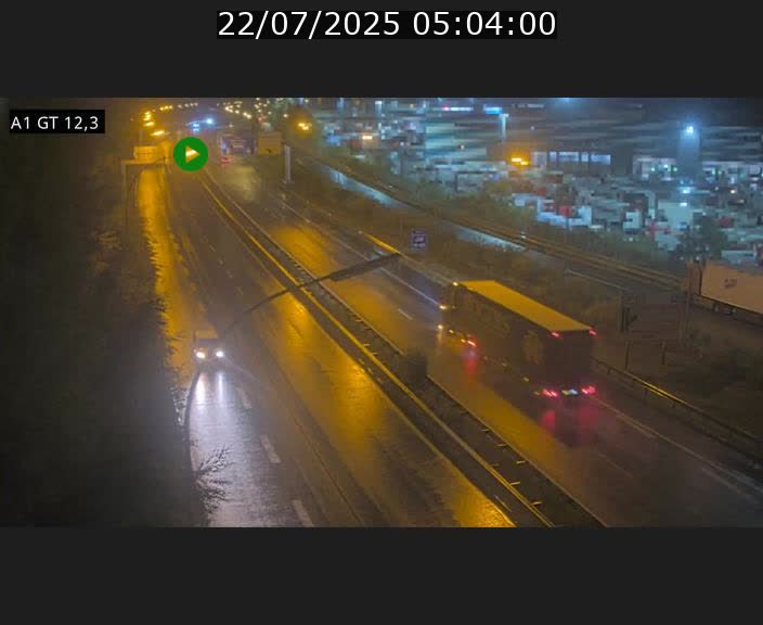 Traffic live webcam Luxembourg Senningerberg - A1 direction Allemagne - BK 12.3