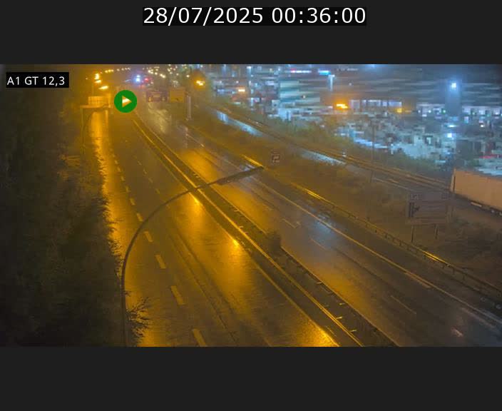 Traffic live webcam Luxembourg Senningerberg - A1 direction Allemagne - BK 12.3