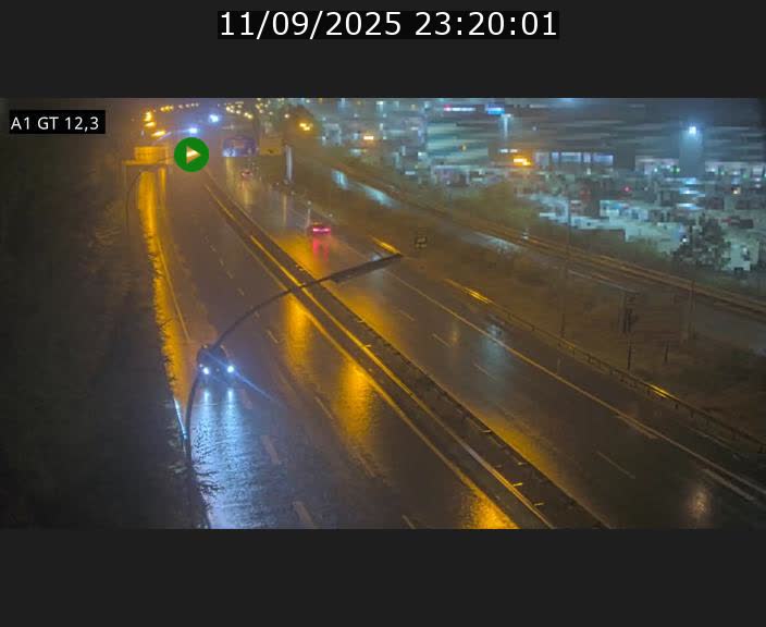 Traffic live webcam Luxembourg Senningerberg - A1 direction Allemagne - BK 12.3