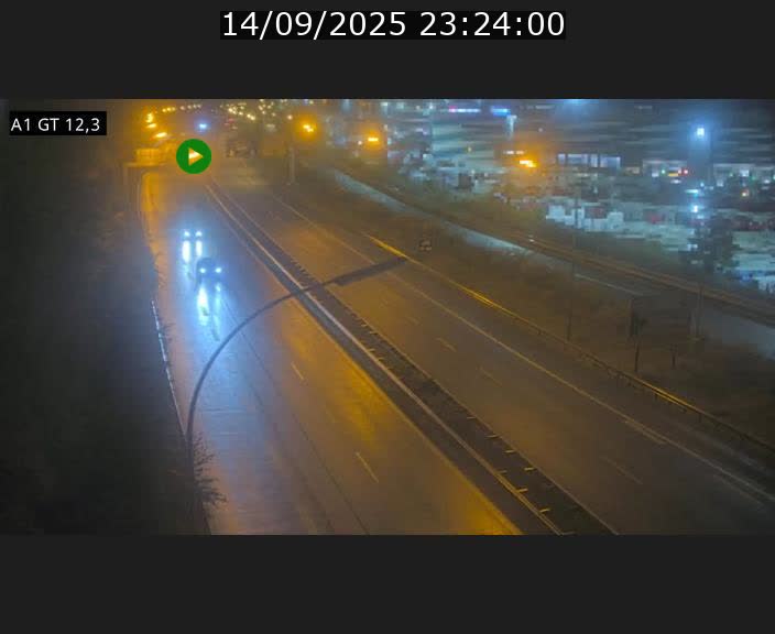 Traffic live webcam Luxembourg Senningerberg - A1 direction Allemagne - BK 12.3