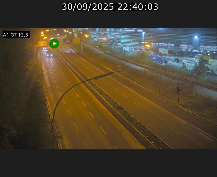 Traffic live webcam Luxembourg Senningerberg - A1 direction Allemagne - BK 12.3