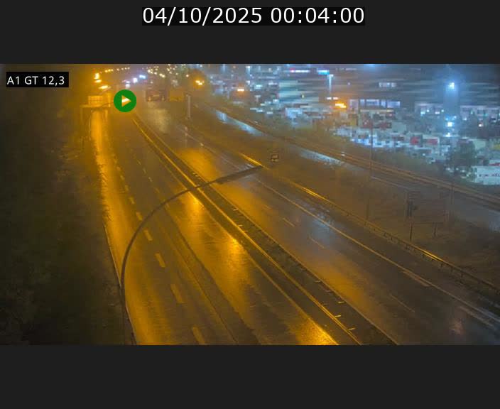 Traffic live webcam Luxembourg Senningerberg - A1 direction Allemagne - BK 12.3