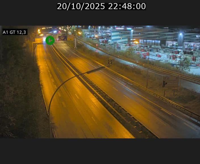 Traffic live webcam Luxembourg Senningerberg - A1 direction Allemagne - BK 12.3