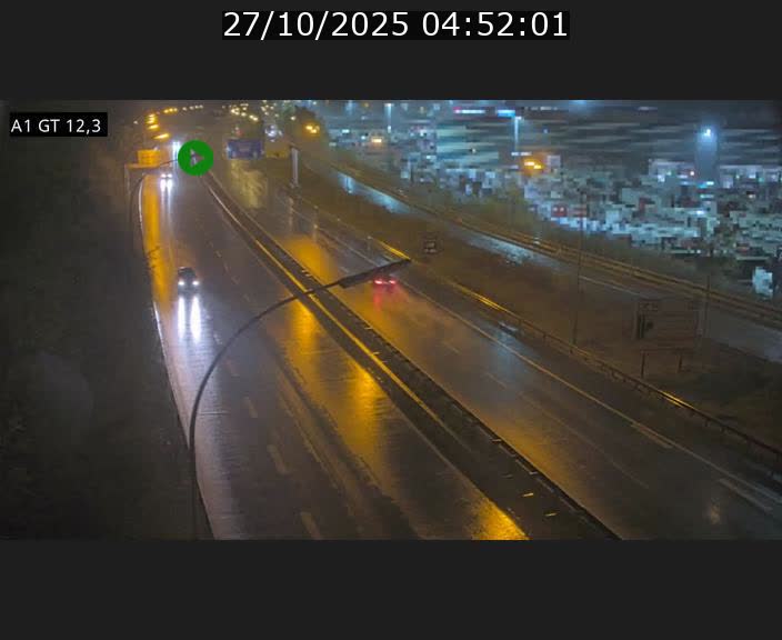 Traffic live webcam Luxembourg Senningerberg - A1 direction Allemagne - BK 12.3