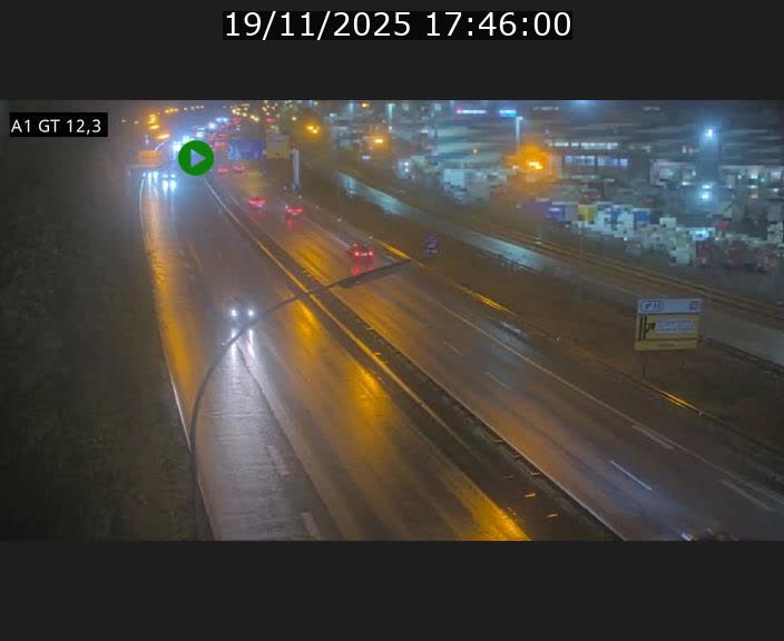 <h2>Traffic live webcam Luxembourg Senningerberg - A1 direction Allemagne - BK 12.3</h2>