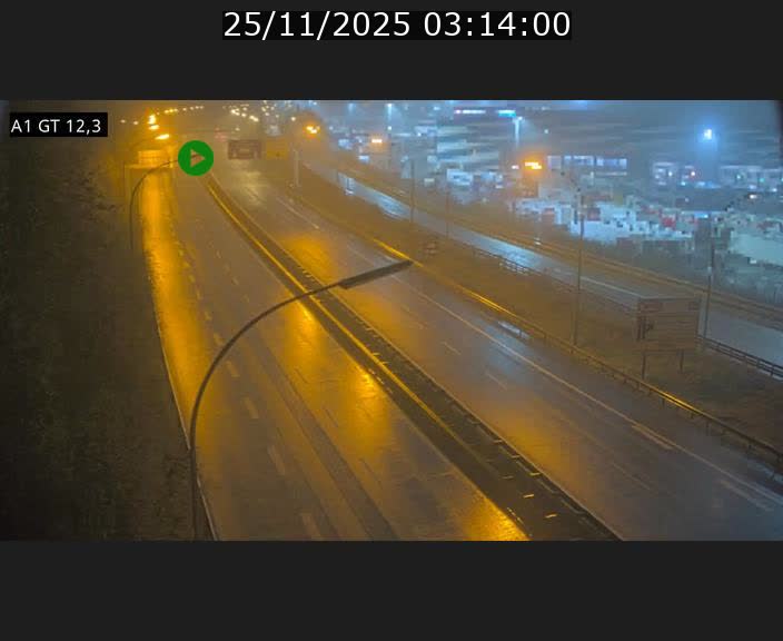 <h2>Traffic live webcam Luxembourg Senningerberg - A1 direction Allemagne - BK 12.3</h2>