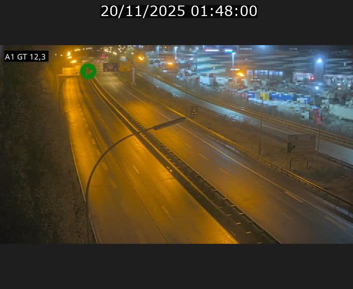 Traffic live webcam Luxembourg Senningerberg - A1 direction Allemagne - BK 12.3