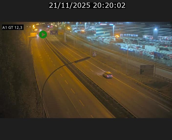 <h2>Traffic live webcam Luxembourg Senningerberg - A1 direction Allemagne - BK 12.3</h2>