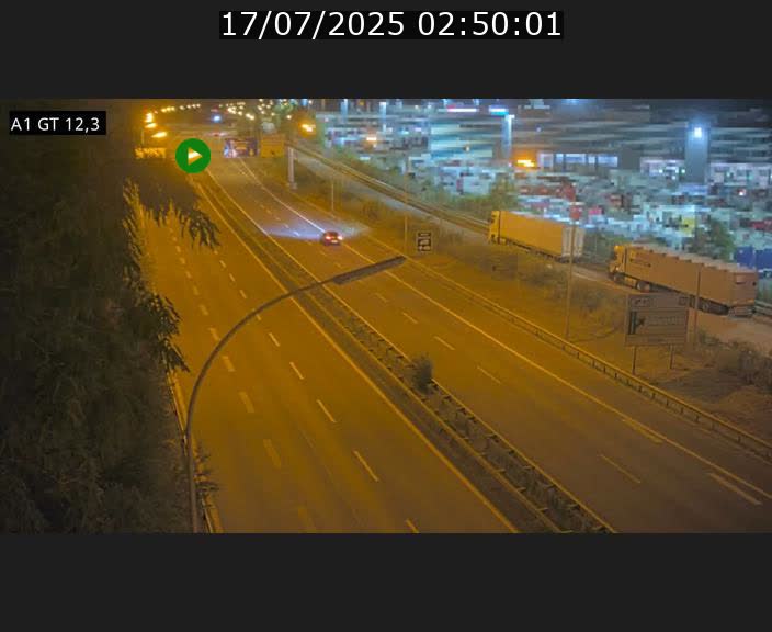 <h2>Traffic live webcam Luxembourg Senningerberg - A1 direction Allemagne - BK 12.3</h2>