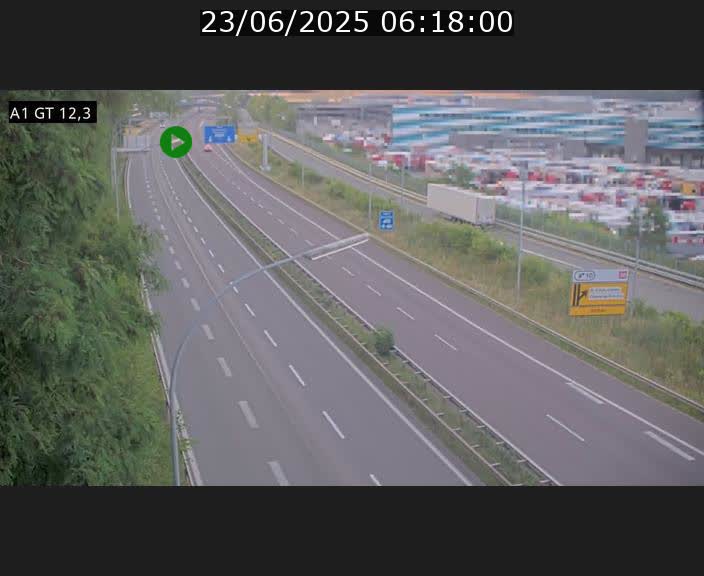 <h2>Traffic live webcam Luxembourg Senningerberg - A1 direction Allemagne - BK 12.3</h2>