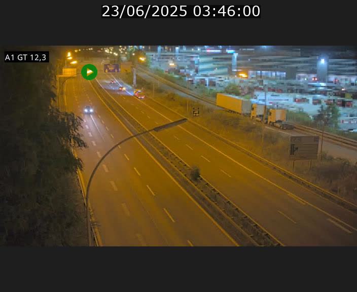 <h2>Traffic live webcam Luxembourg Senningerberg - A1 direction Allemagne - BK 12.3</h2>