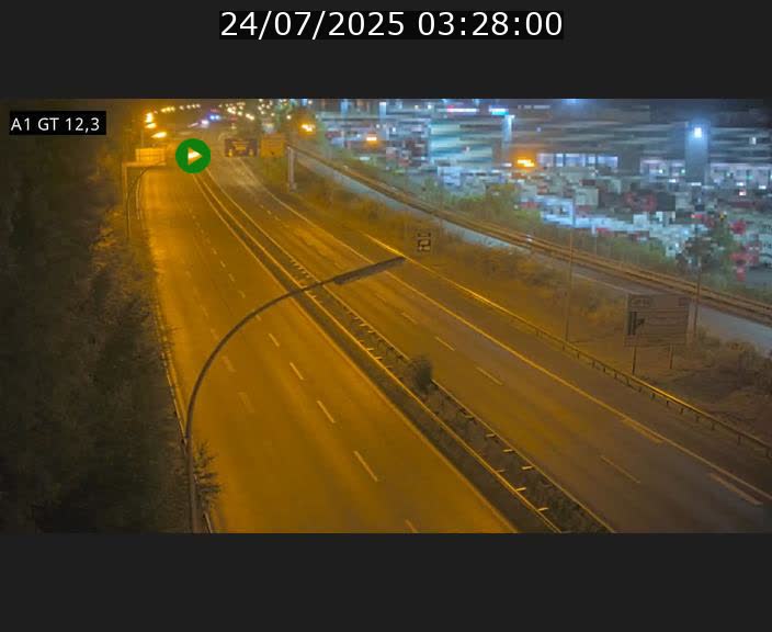 <h2>Traffic live webcam Luxembourg Senningerberg - A1 direction Allemagne - BK 12.3</h2>
