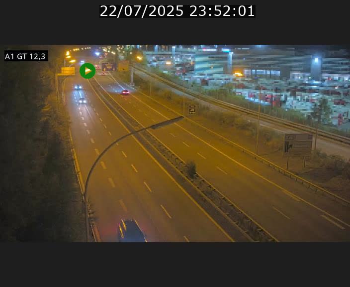 <h2>Traffic live webcam Luxembourg Senningerberg - A1 direction Allemagne - BK 12.3</h2>