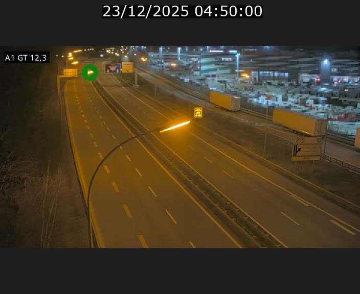 <h2>Traffic live webcam Luxembourg Senningerberg - A1 direction Allemagne - BK 12.3</h2>