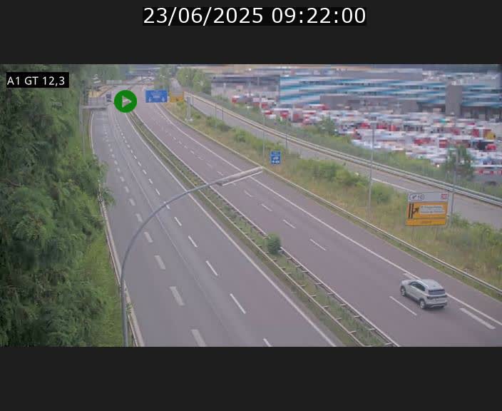 <h2>Traffic live webcam Luxembourg Senningerberg - A1 direction Allemagne - BK 12.3</h2>
