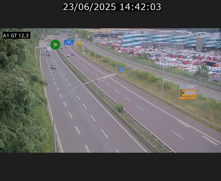 <h2>Traffic live webcam Luxembourg Senningerberg - A1 direction Allemagne - BK 12.3</h2>