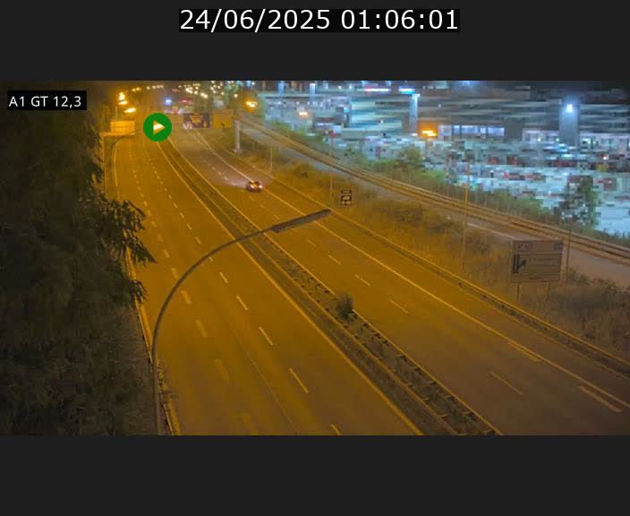 <h2>Traffic live webcam Luxembourg Senningerberg - A1 direction Allemagne - BK 12.3</h2>