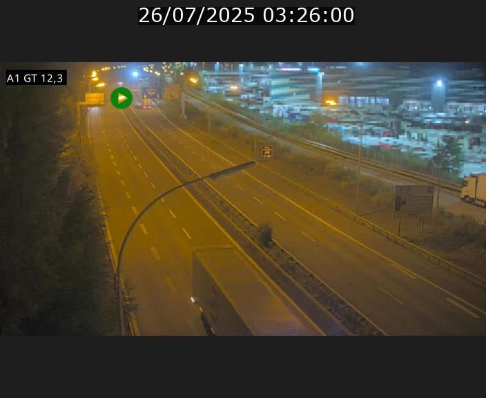 <h2>Traffic live webcam Luxembourg Senningerberg - A1 direction Allemagne - BK 12.3</h2>