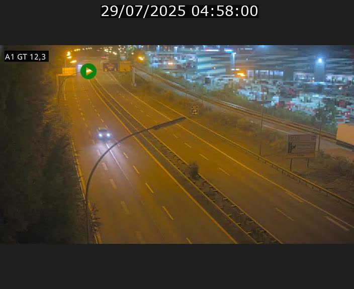 <h2>Traffic live webcam Luxembourg Senningerberg - A1 direction Allemagne - BK 12.3</h2>