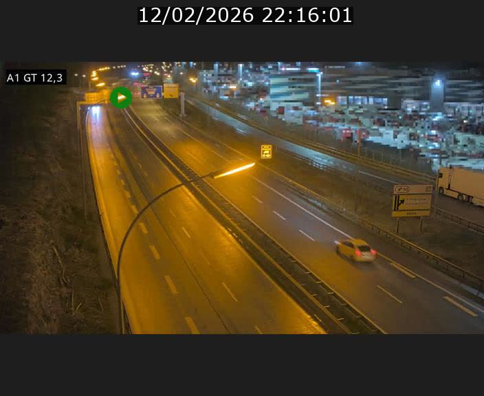 <h2>Traffic live webcam Luxembourg Senningerberg - A1 direction Allemagne - BK 12.3</h2>