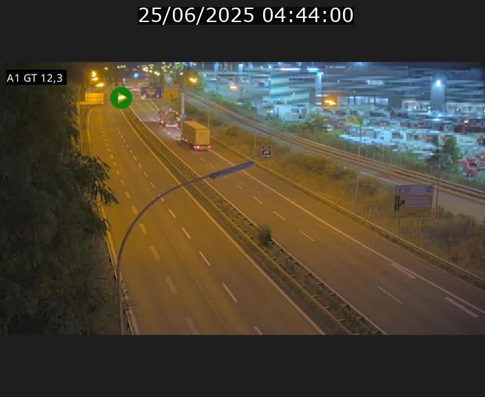 <h2>Traffic live webcam Luxembourg Senningerberg - A1 direction Allemagne - BK 12.3</h2>