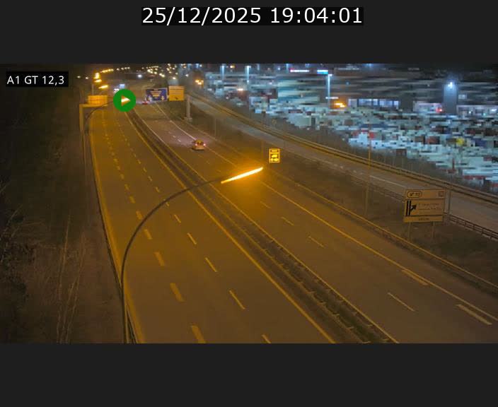 <h2>Traffic live webcam Luxembourg Senningerberg - A1 direction Allemagne - BK 12.3</h2>