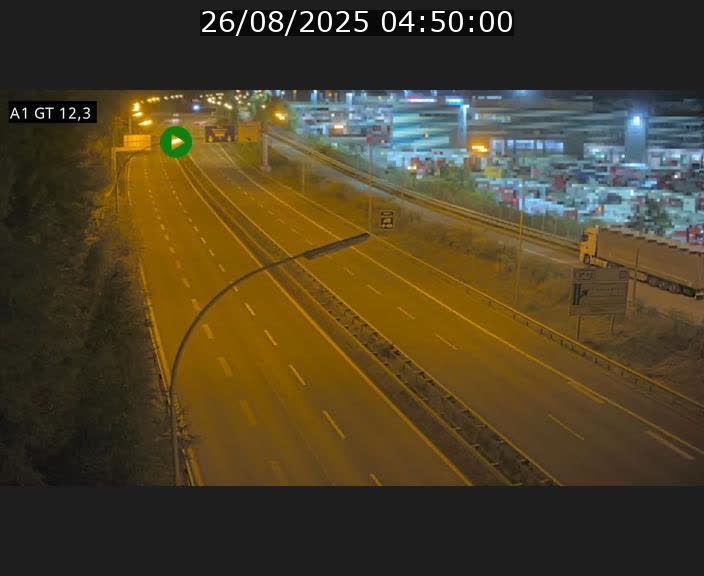 <h2>Traffic live webcam Luxembourg Senningerberg - A1 direction Allemagne - BK 12.3</h2>