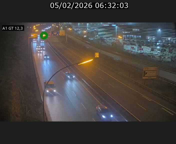 <h2>Traffic live webcam Luxembourg Senningerberg - A1 direction Allemagne - BK 12.3</h2>