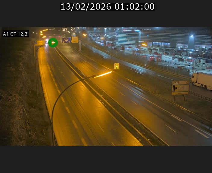 <h2>Traffic live webcam Luxembourg Senningerberg - A1 direction Allemagne - BK 12.3</h2>