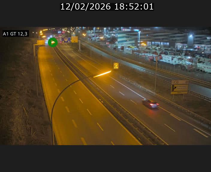 <h2>Traffic live webcam Luxembourg Senningerberg - A1 direction Allemagne - BK 12.3</h2>