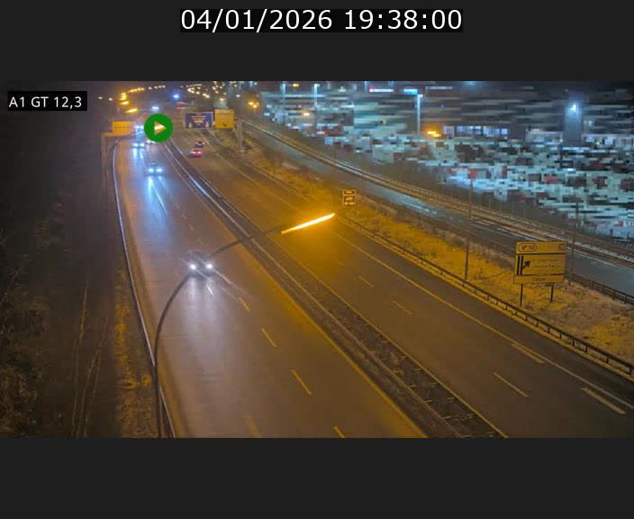 <h2>Traffic live webcam Luxembourg Senningerberg - A1 direction Allemagne - BK 12.3</h2>