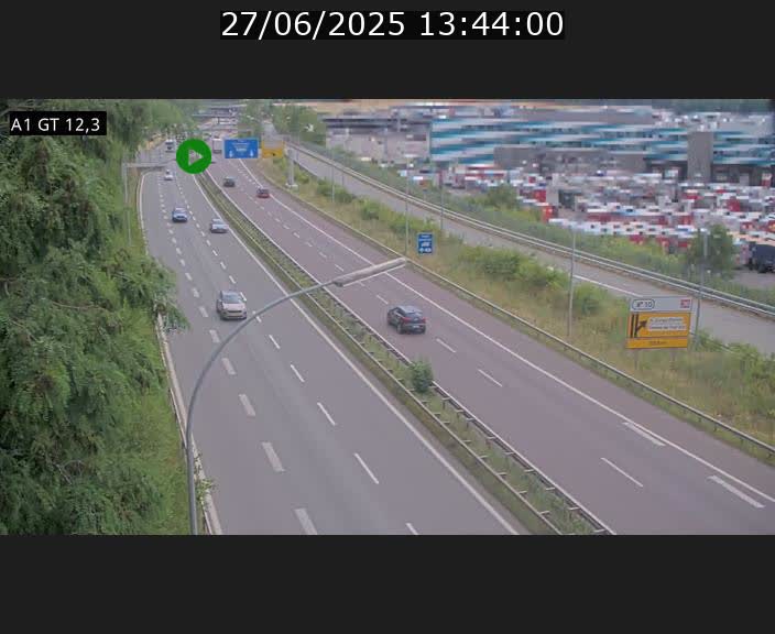 <h2>Traffic live webcam Luxembourg Senningerberg - A1 direction Allemagne - BK 12.3</h2>
