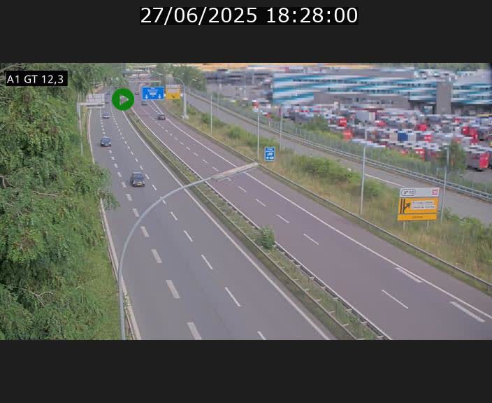 <h2>Traffic live webcam Luxembourg Senningerberg - A1 direction Allemagne - BK 12.3</h2>