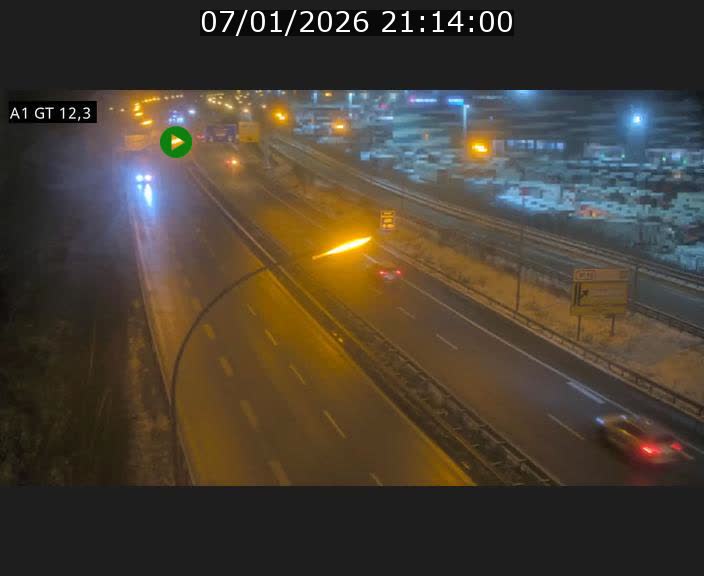 <h2>Traffic live webcam Luxembourg Senningerberg - A1 direction Allemagne - BK 12.3</h2>