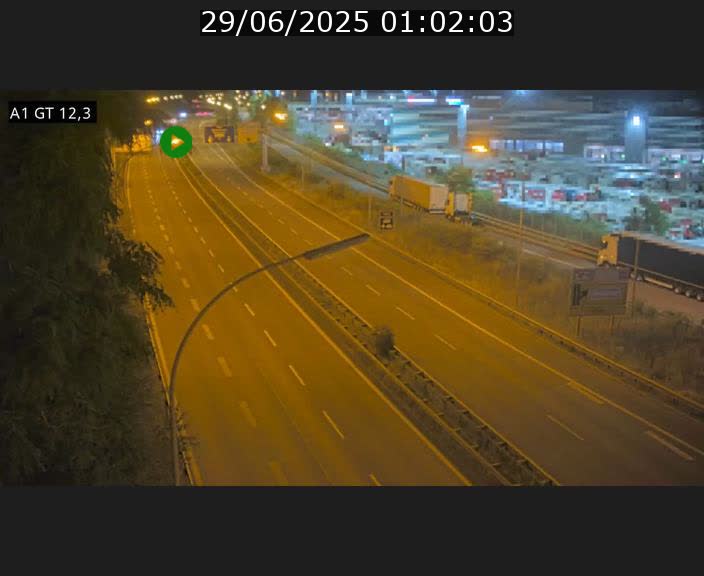 <h2>Traffic live webcam Luxembourg Senningerberg - A1 direction Allemagne - BK 12.3</h2>