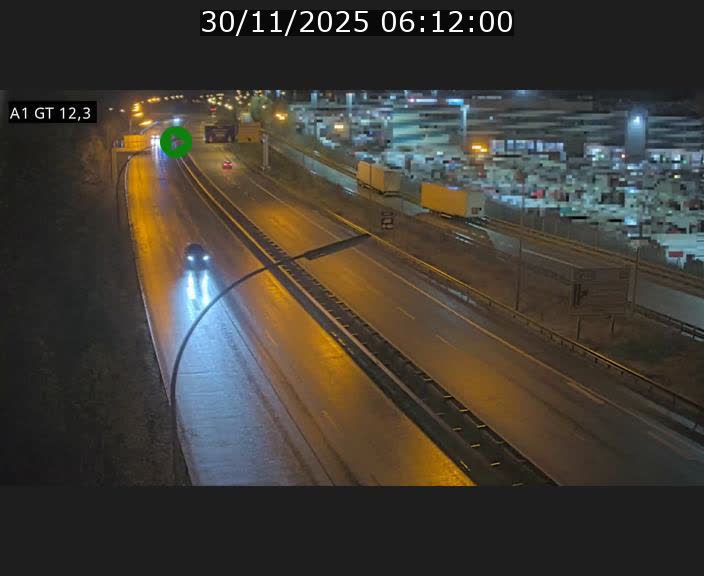 <h2>Traffic live webcam Luxembourg Senningerberg - A1 direction Allemagne - BK 12.3</h2>