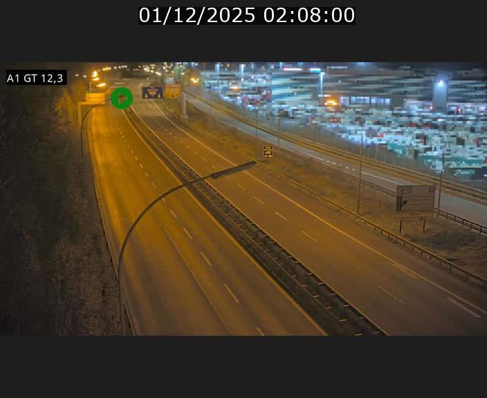 <h2>Traffic live webcam Luxembourg Senningerberg - A1 direction Allemagne - BK 12.3</h2>