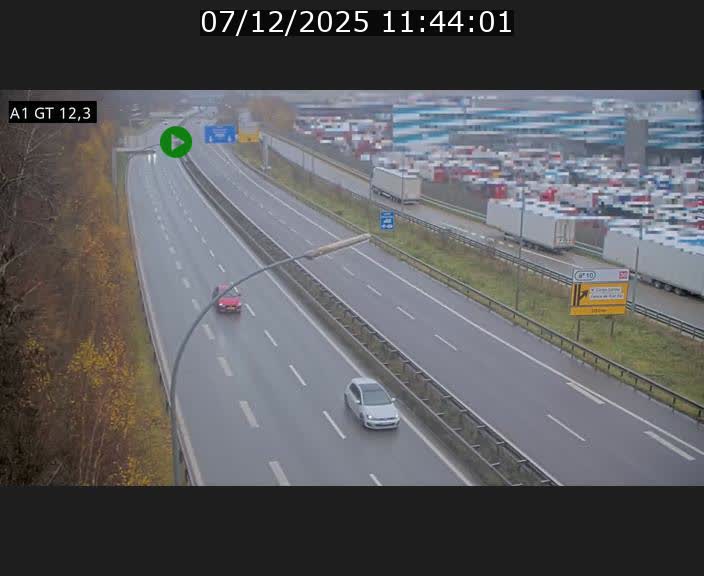 <h2>Traffic live webcam Luxembourg Senningerberg - A1 direction Allemagne - BK 12.3</h2>