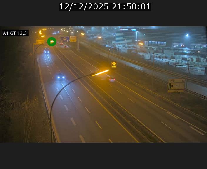 <h2>Traffic live webcam Luxembourg Senningerberg - A1 direction Allemagne - BK 12.3</h2>